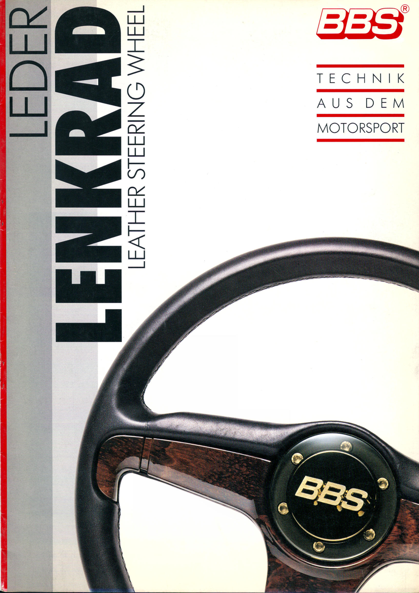 BBS Steering Wheels Brochure 1990